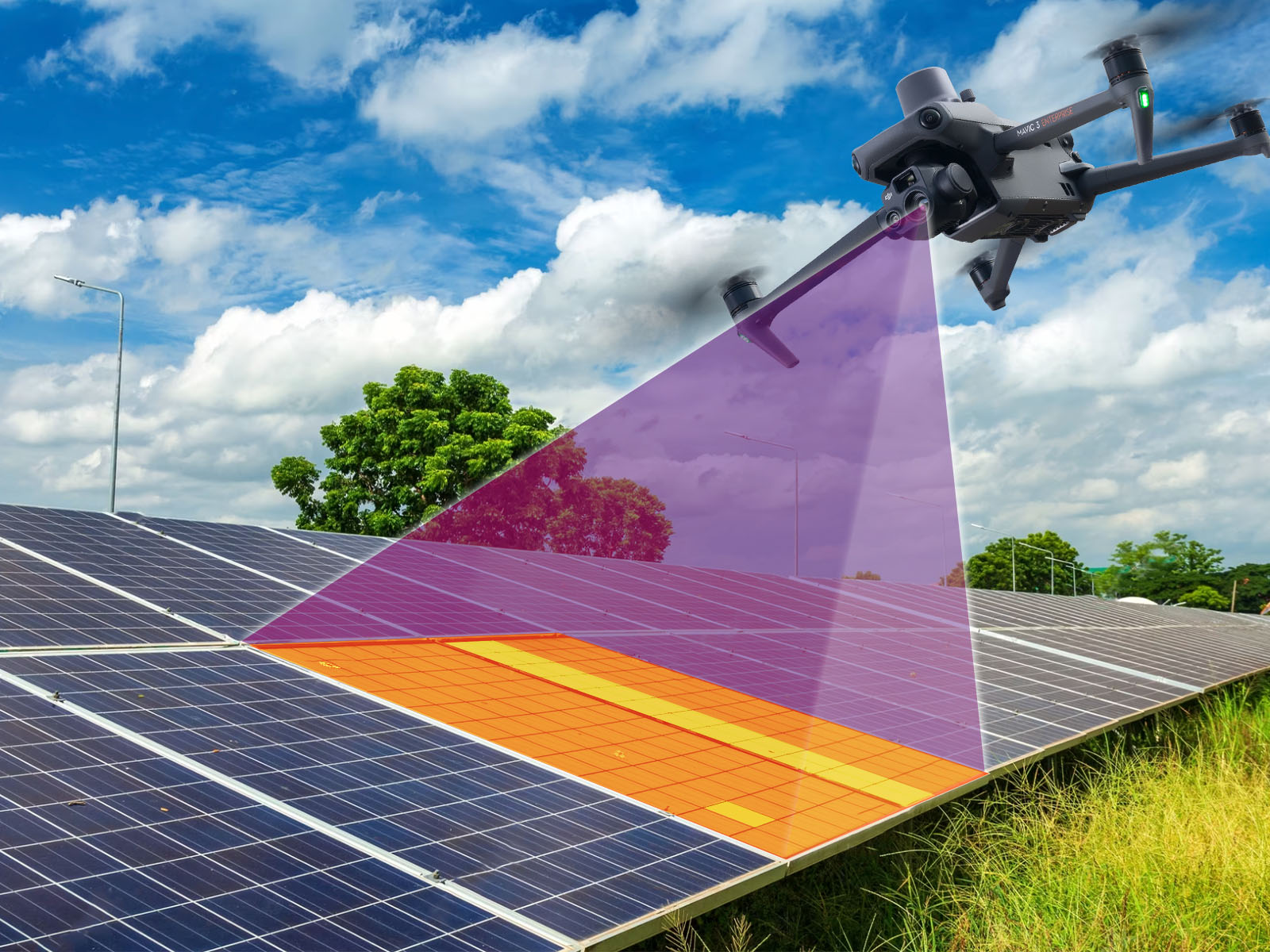 Thermographic Solar Panel Inspection